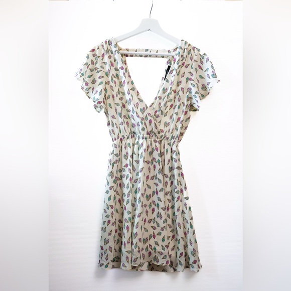 Forever 21 Dresses & Skirts - Ice Cream Cone flutter sleeve mini dress